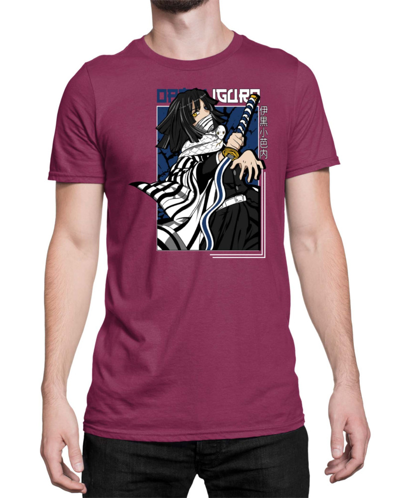 Мъжка Тениска Demon Slayer Kimetsu No Yaiba Tomioka Water Hashira