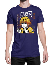 Мъжка Тениска Demon Slayer Kimetsu No Yaiba Zenitsu Lightning