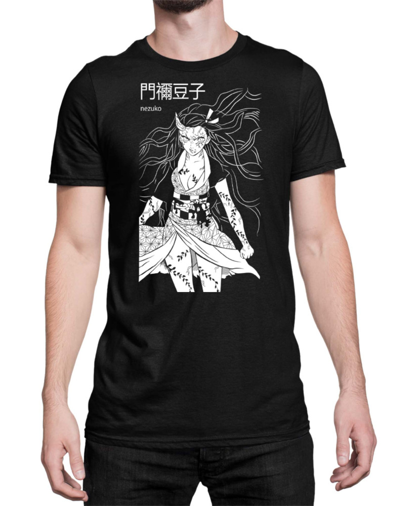 Мъжка Тениска Demon Slayer Kimetsu No Yaiba Nezuko Mad