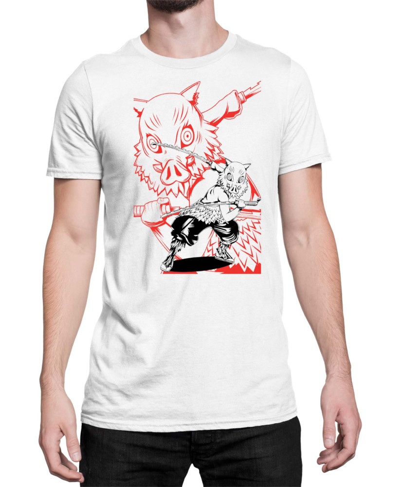 Мъжка Тениска Demon Slayer Kimetsu No Yaiba Animal Spirit
