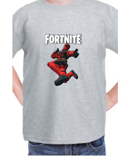 Детска Тениска Fortnite Battle Royal Epic Game Skin Deadpool
