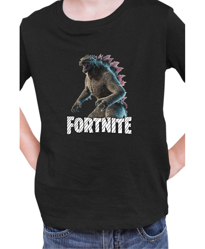 Детска Тениска Fortnite Battle Royal Epic Game Skin Godzilla