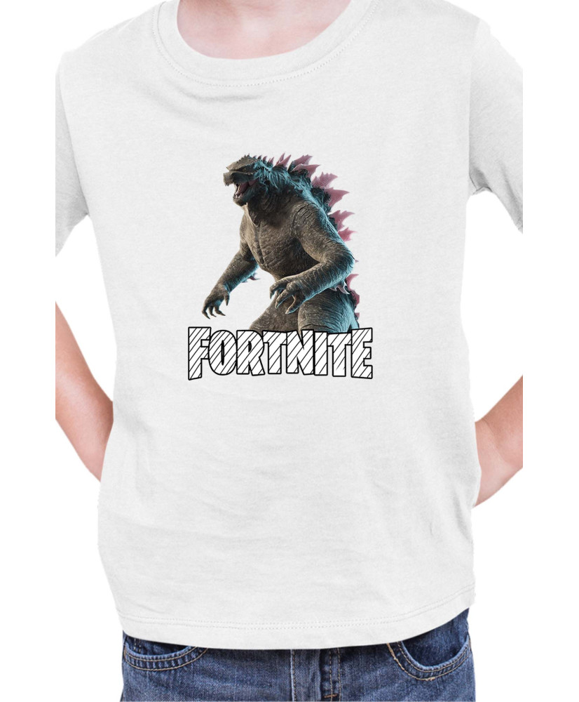 Детска Тениска Fortnite Battle Royal Epic Game Skin Godzilla