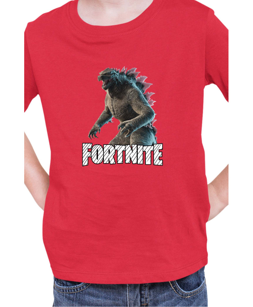 Детска Тениска Fortnite Battle Royal Epic Game Skin Godzilla