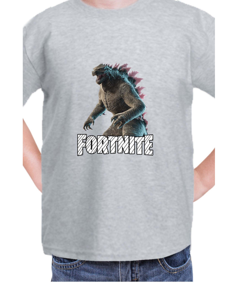 Детска Тениска Fortnite Battle Royal Epic Game Skin Godzilla