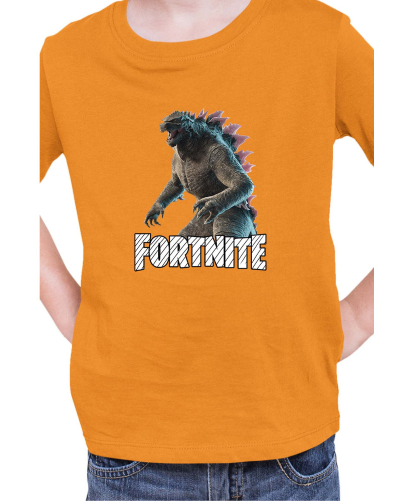 Детска Тениска Fortnite Battle Royal Epic Game Skin Godzilla