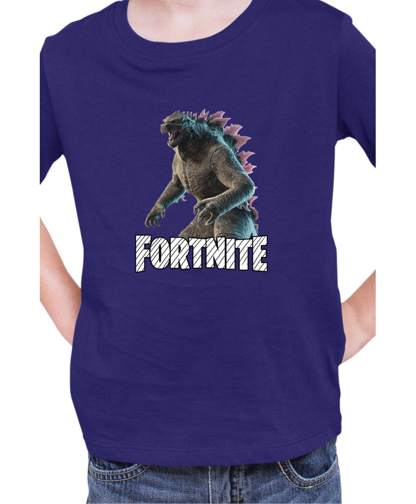 Детска Тениска Fortnite Battle Royal Epic Game Skin Godzilla