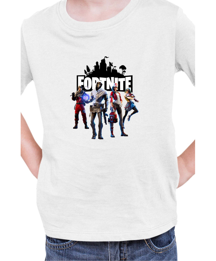Детска Тениска Fortnite Battle Royal Epic Game Skin Great Four