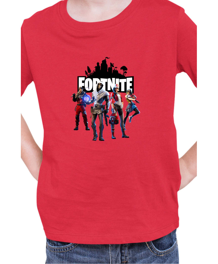 Детска Тениска Fortnite Battle Royal Epic Game Skin Great Four