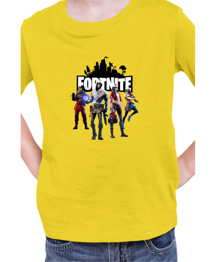 Детска Тениска Fortnite Battle Royal Epic Game Skin Great Four