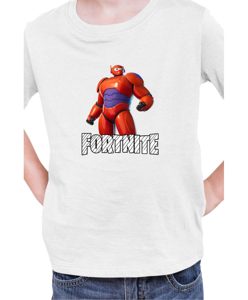 Детска Тениска Fortnite Battle Royal Epic Game Skin Hero Baymax