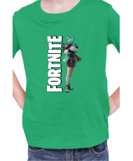 Детска Тениска Fortnite Battle Royal Epic Game Skin Jade 02