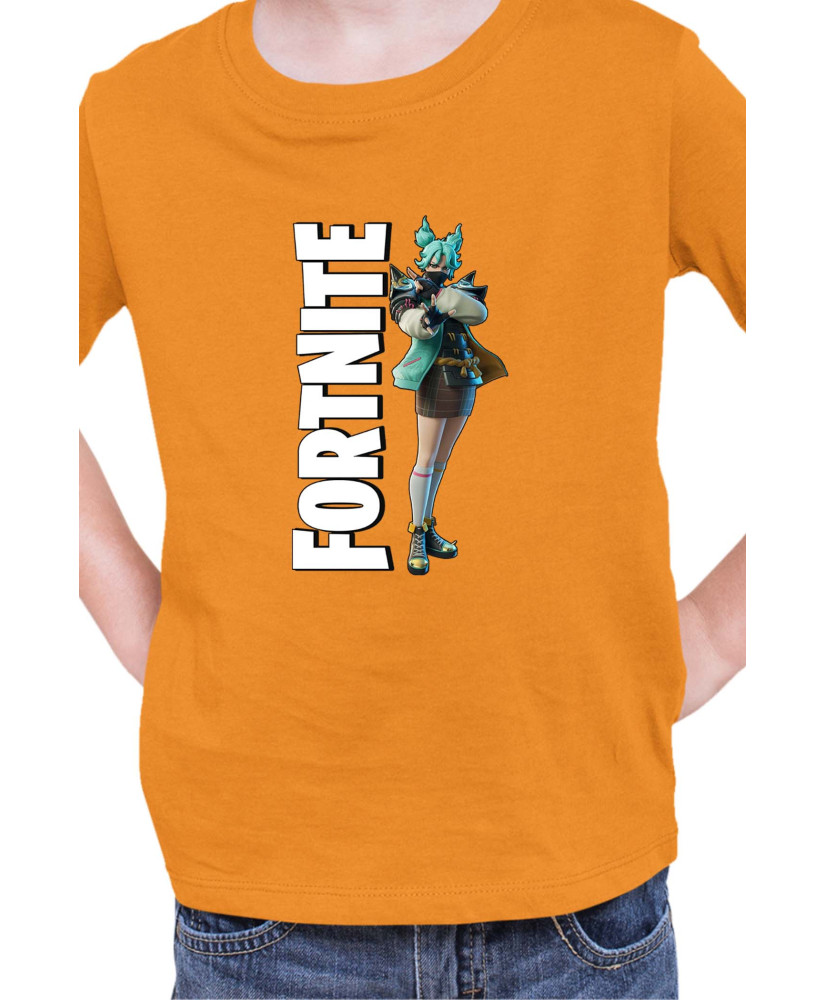 Детска Тениска Fortnite Battle Royal Epic Game Skin Jade 02