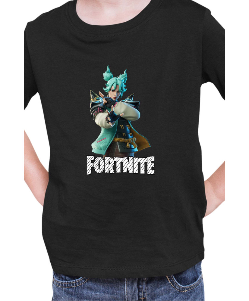 Детска Тениска Fortnite Battle Royal Epic Game Skin Jade 01