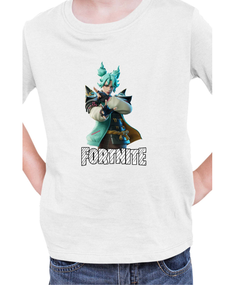 Детска Тениска Fortnite Battle Royal Epic Game Skin Jade 01