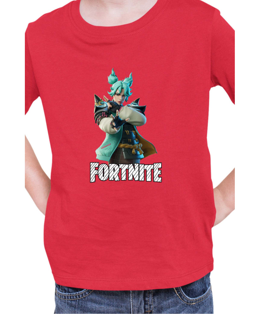 Детска Тениска Fortnite Battle Royal Epic Game Skin Jade 01