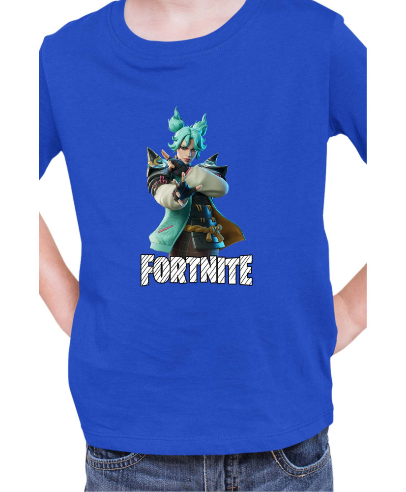 Детска Тениска Fortnite Battle Royal Epic Game Skin Jade 01
