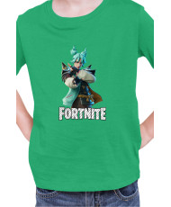 Детска Тениска Fortnite Battle Royal Epic Game Skin Jade 01