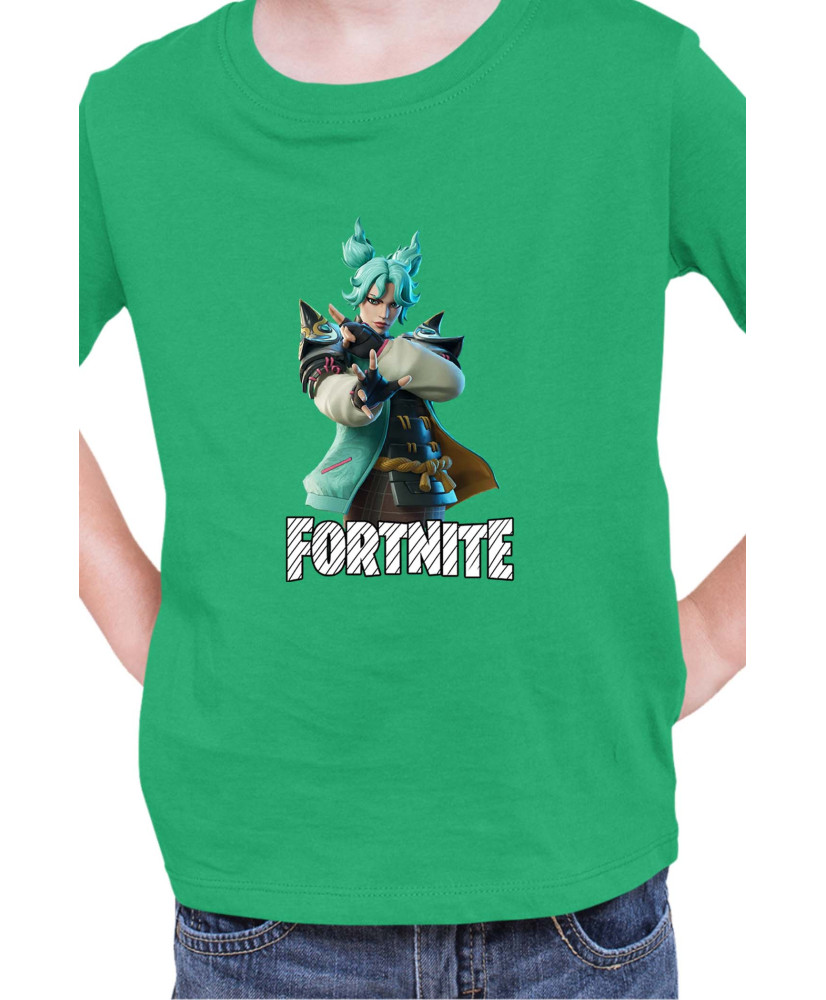 Детска Тениска Fortnite Battle Royal Epic Game Skin Jade 01