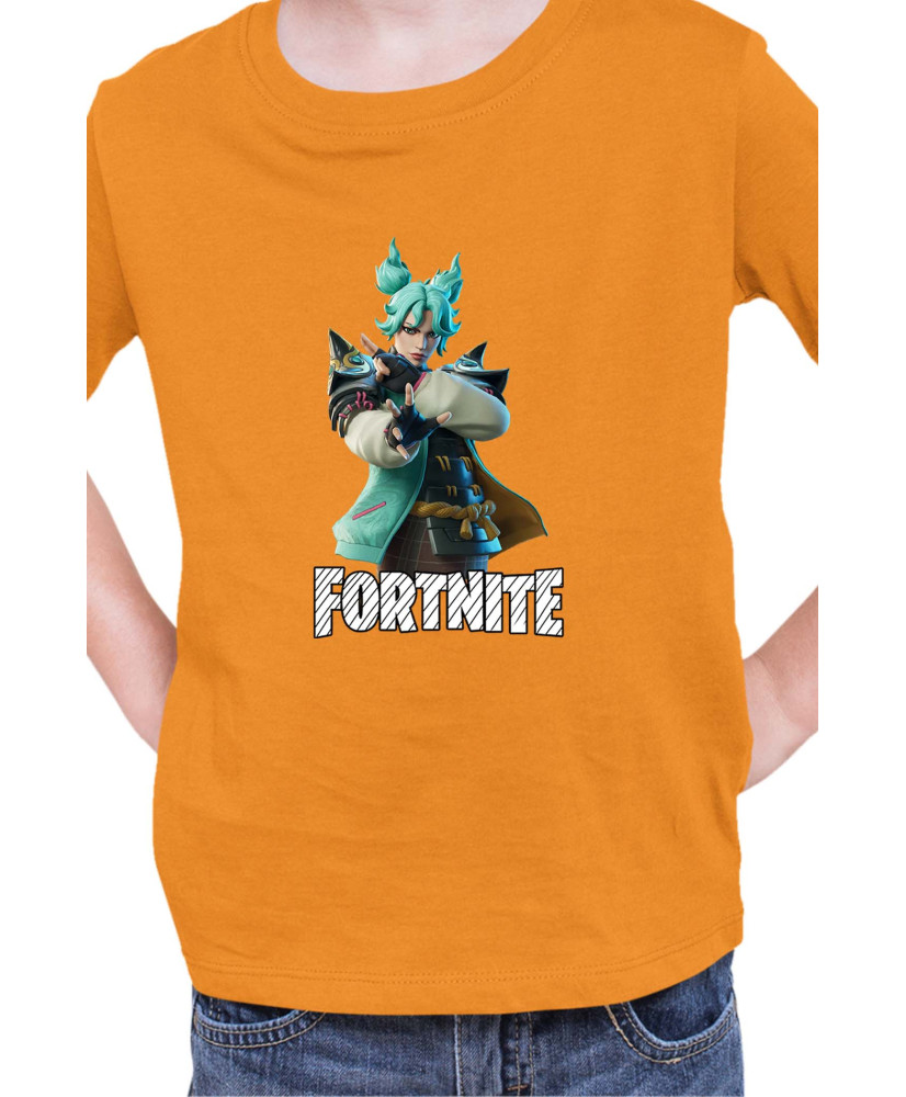Детска Тениска Fortnite Battle Royal Epic Game Skin Jade 01