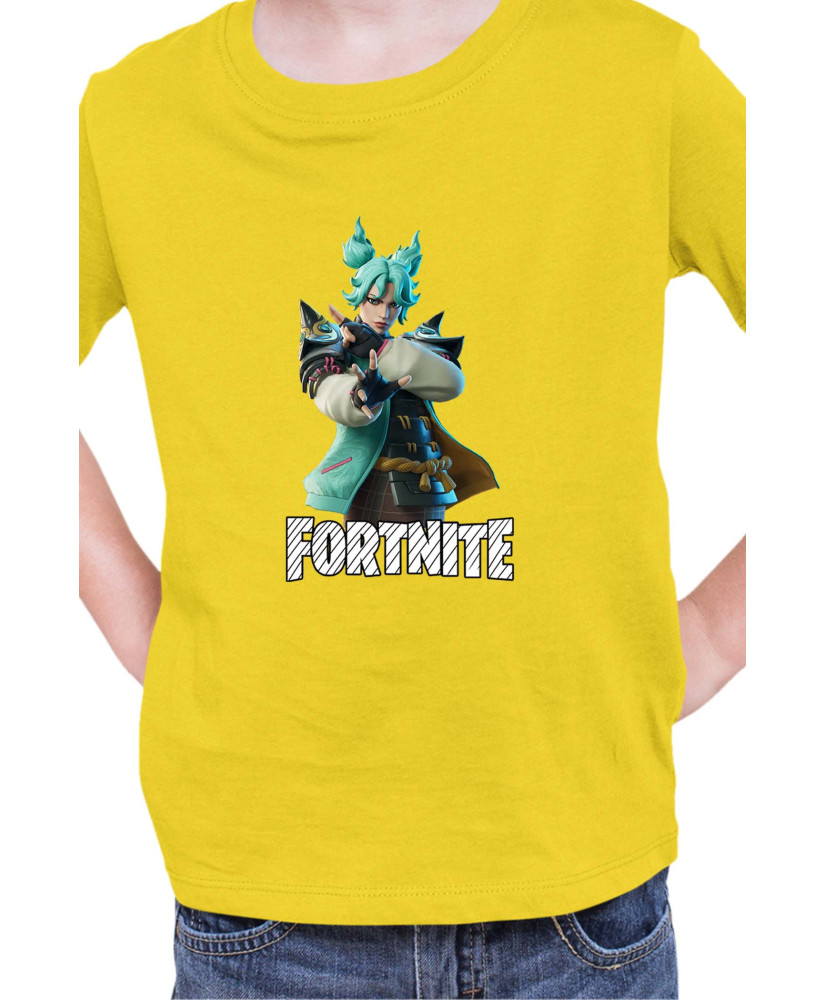 Детска Тениска Fortnite Battle Royal Epic Game Skin Jade 01