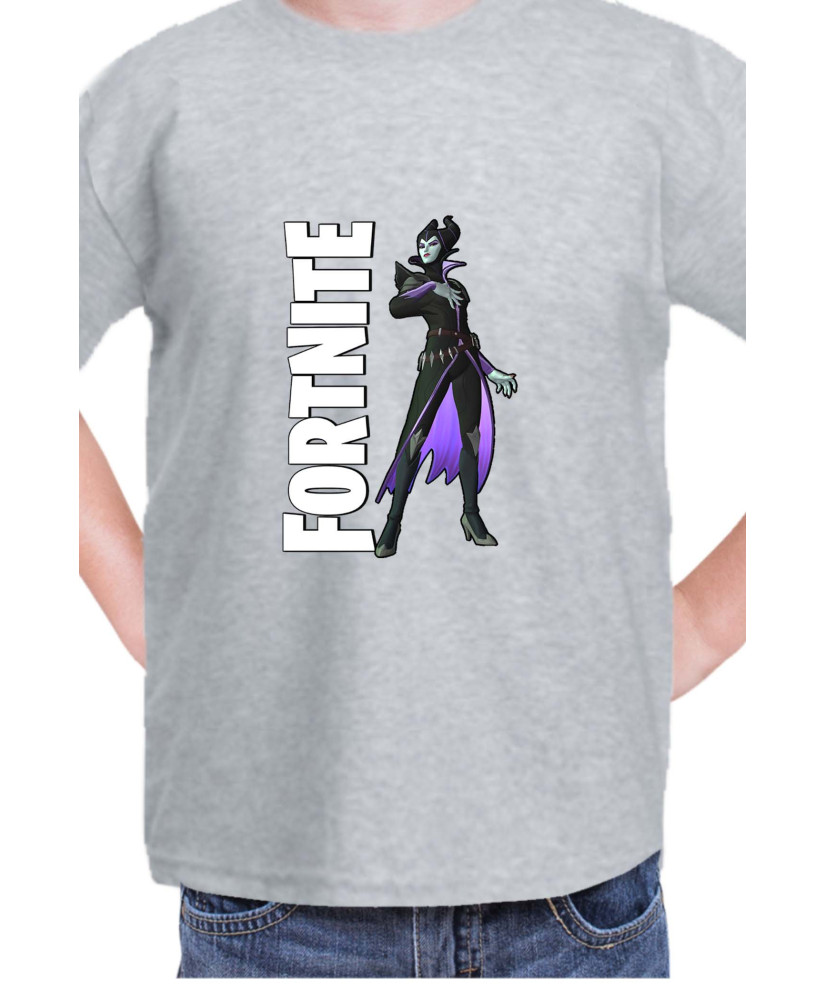 Детска Тениска Fortnite Battle Royal Epic Game Skin Maleficent