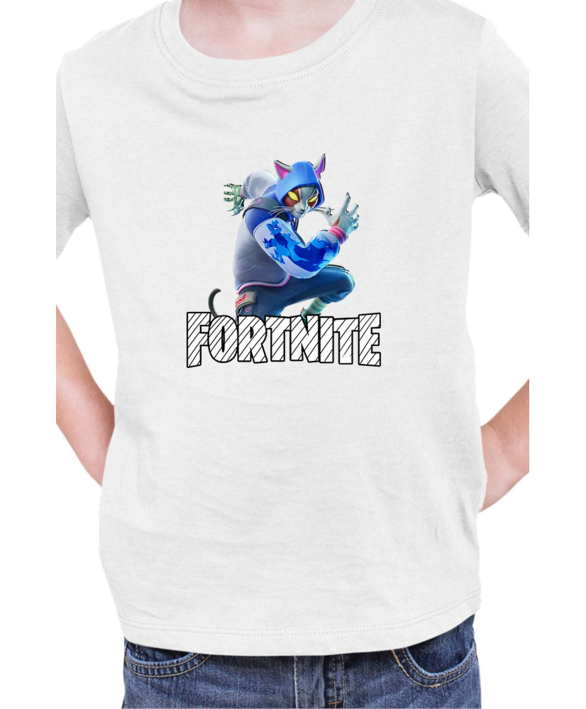 Детска Тениска Fortnite Battle Royal Epic Game Skin Nyanja 02