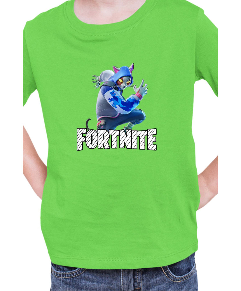 Детска Тениска Fortnite Battle Royal Epic Game Skin Nyanja 02