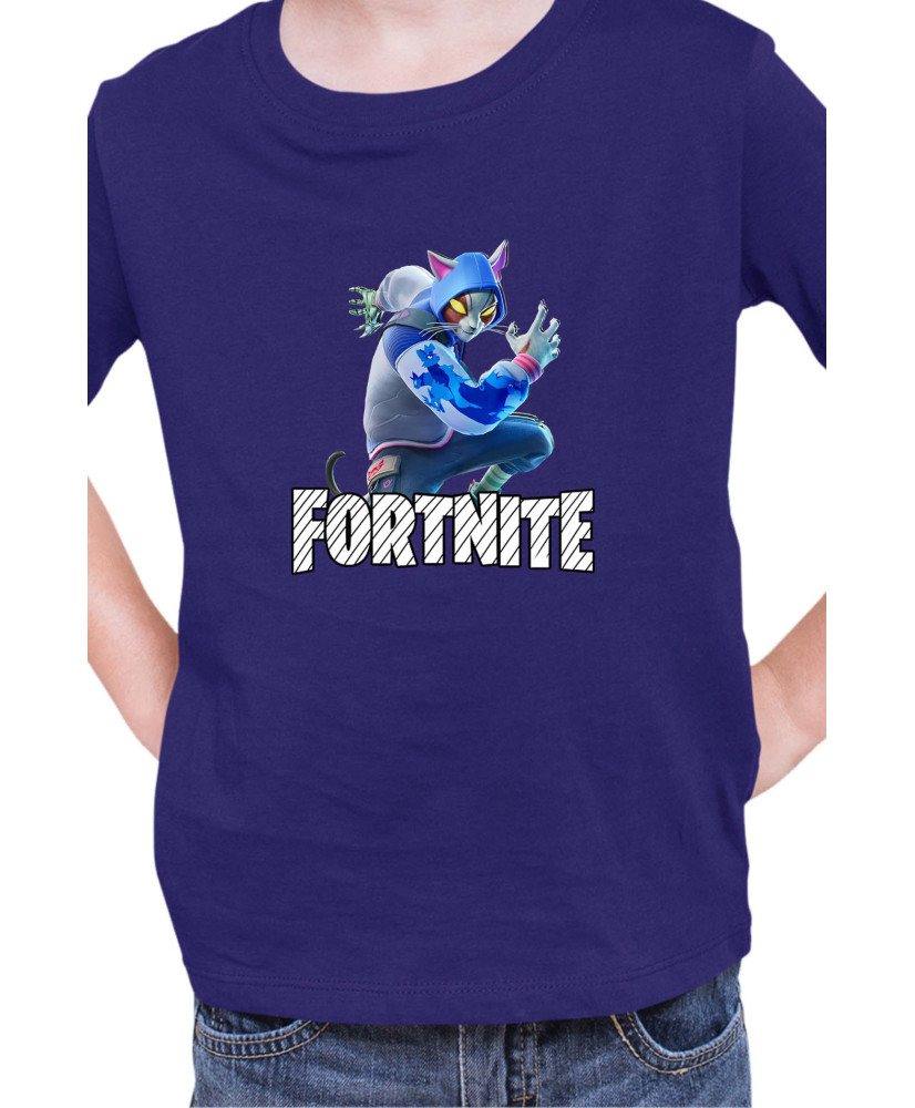 Детска Тениска Fortnite Battle Royal Epic Game Skin Nyanja 02