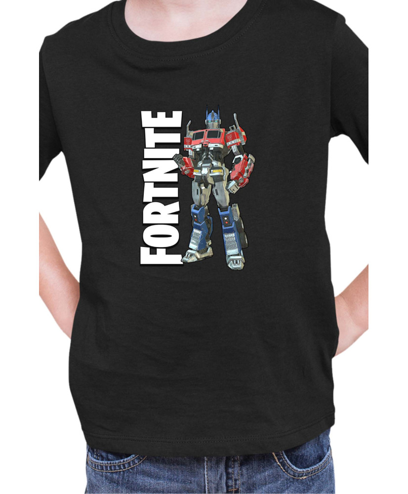 Детска Тениска Fortnite Battle Royal Epic Game Skin Optimus Prime