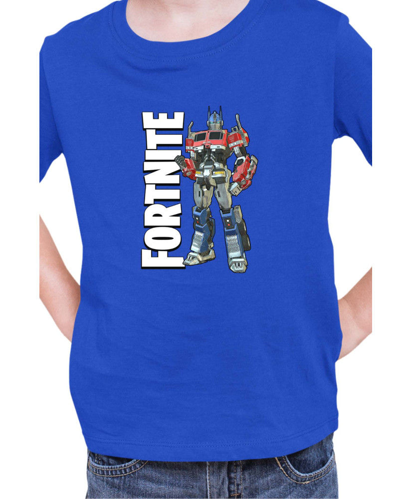 Детска Тениска Fortnite Battle Royal Epic Game Skin Optimus Prime
