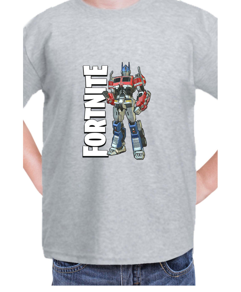 Детска Тениска Fortnite Battle Royal Epic Game Skin Optimus Prime Детска Тениска Fortnite Battle Royal Epic Game Skin Optimus Prime