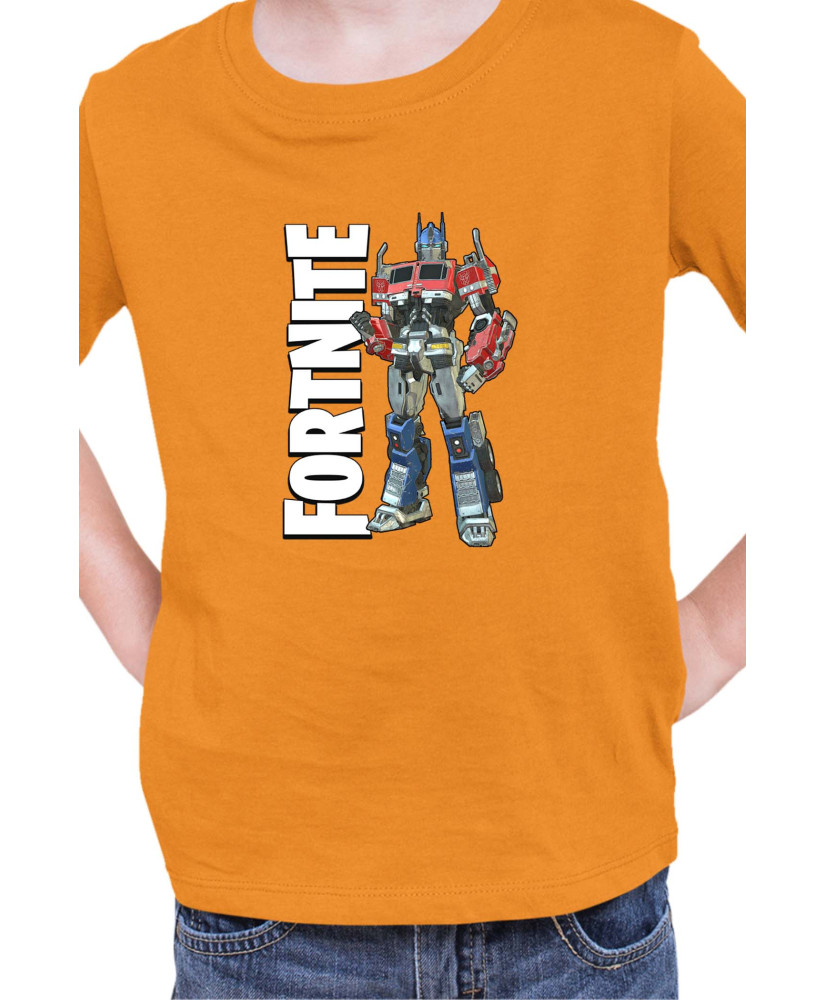 Детска Тениска Fortnite Battle Royal Epic Game Skin Optimus Prime