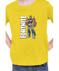 Детска Тениска Fortnite Battle Royal Epic Game Skin Optimus Prime