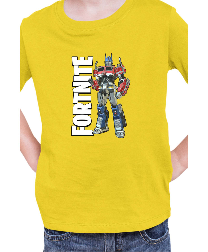Детска Тениска Fortnite Battle Royal Epic Game Skin Optimus Prime