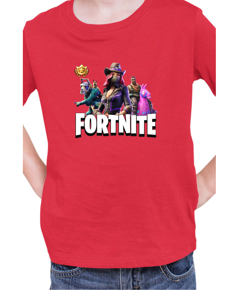 Детска Тениска Fortnite Battle Royal Epic Game Skin Season 6