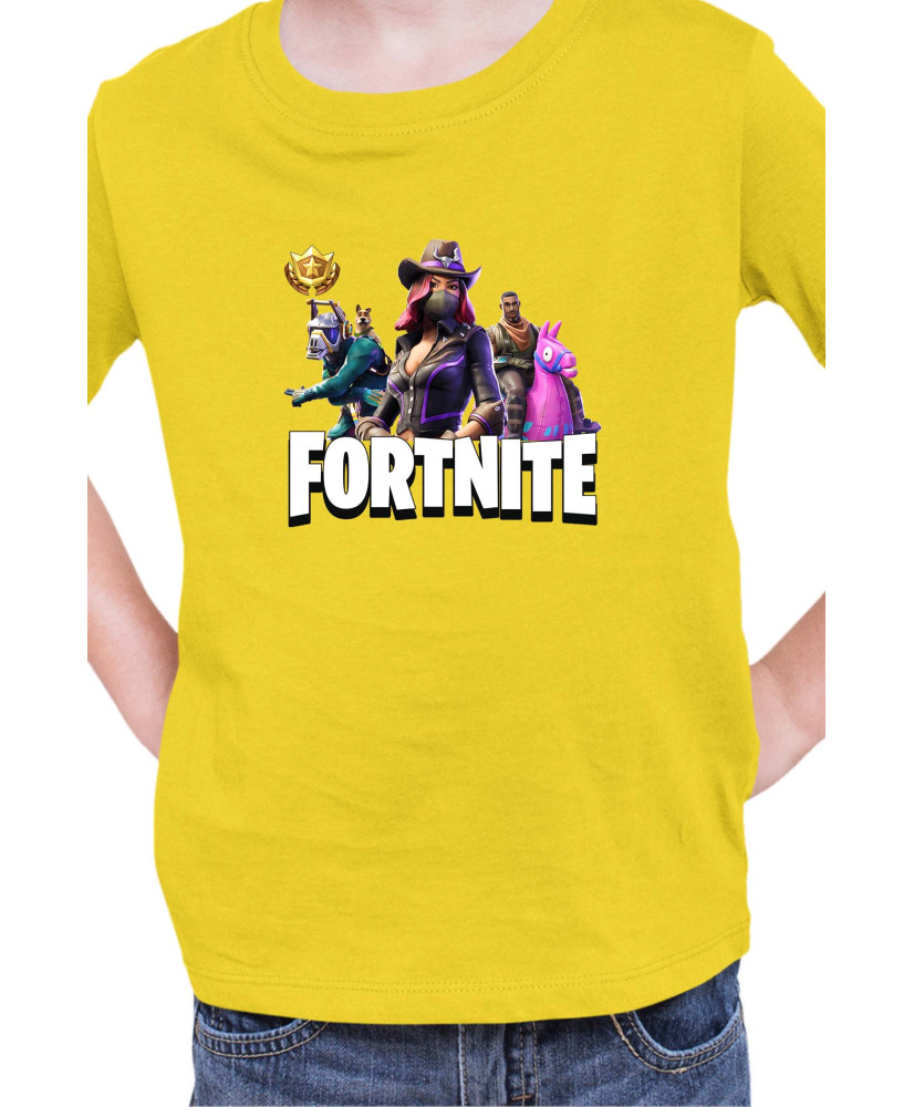 Детска Тениска Fortnite Battle Royal Epic Game Skin Season 6