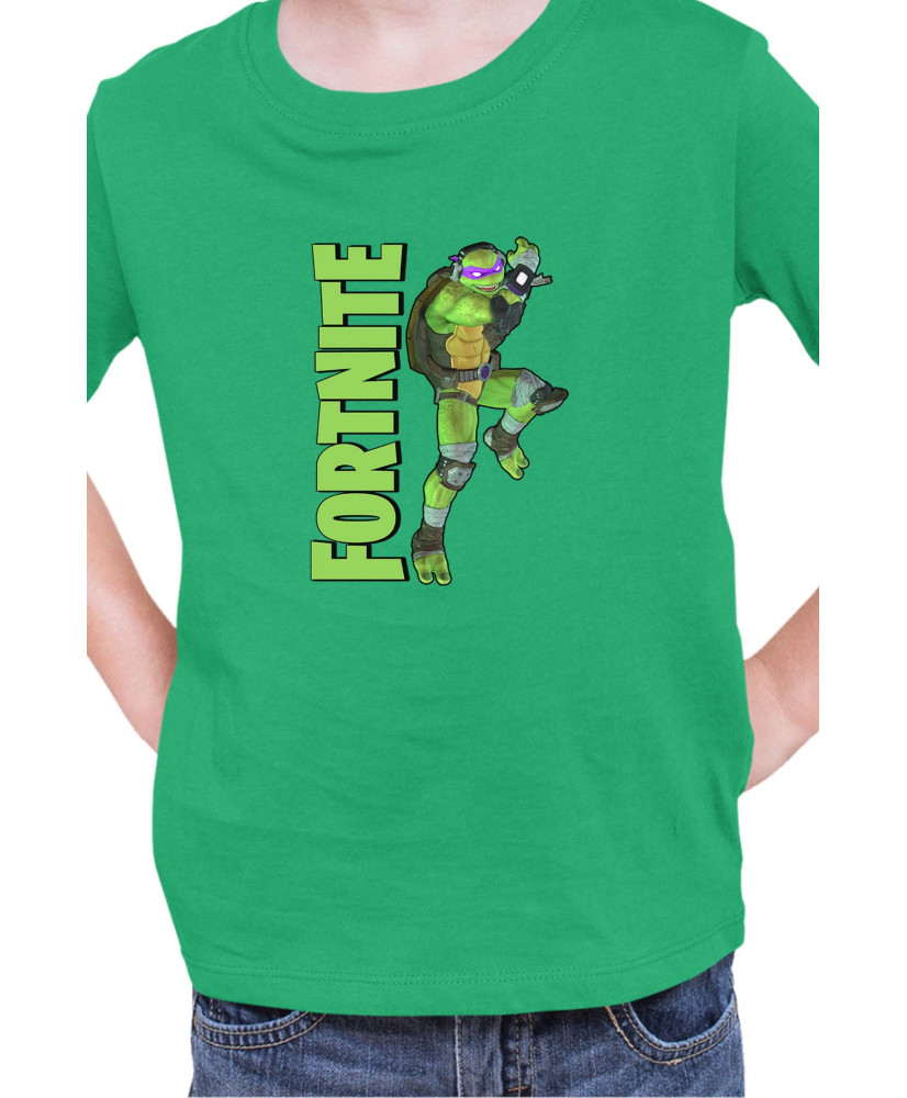 Детска Тениска Fortnite Battle Royal Epic Game Skin Tmnt Donatello