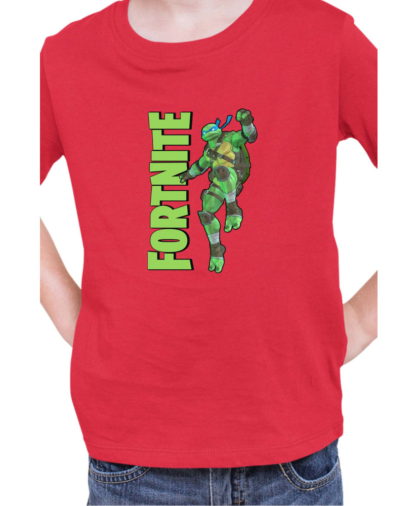 Детска Тениска Fortnite Battle Royal Epic Game Skin Tmnt Leonardo