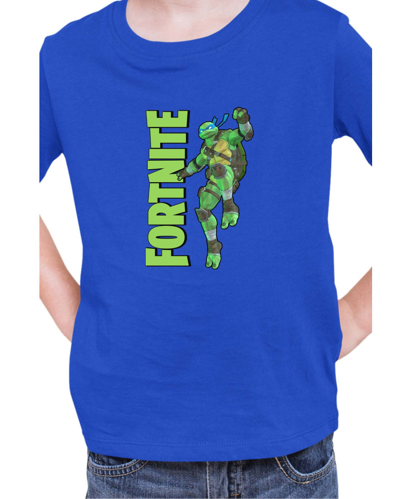 Детска Тениска Fortnite Battle Royal Epic Game Skin Tmnt Leonardo