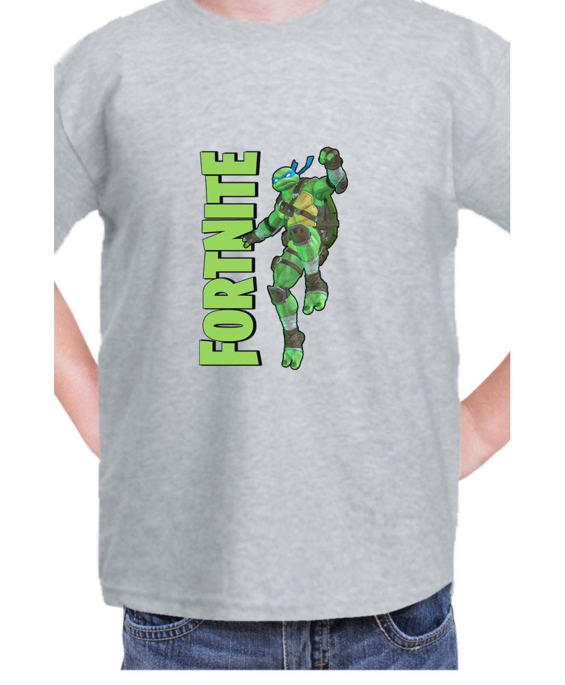 Детска Тениска Fortnite Battle Royal Epic Game Skin Tmnt Leonardo