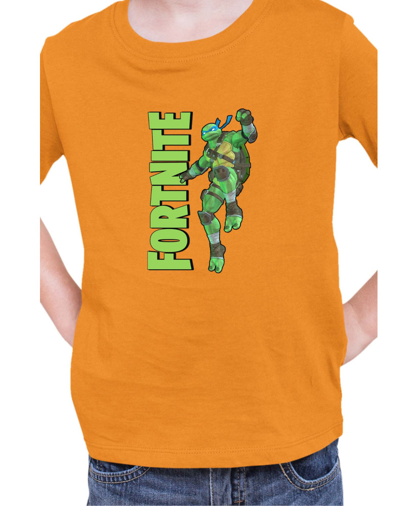 Детска Тениска Fortnite Battle Royal Epic Game Skin Tmnt Leonardo