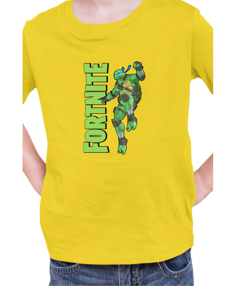 Детска Тениска Fortnite Battle Royal Epic Game Skin Tmnt Leonardo