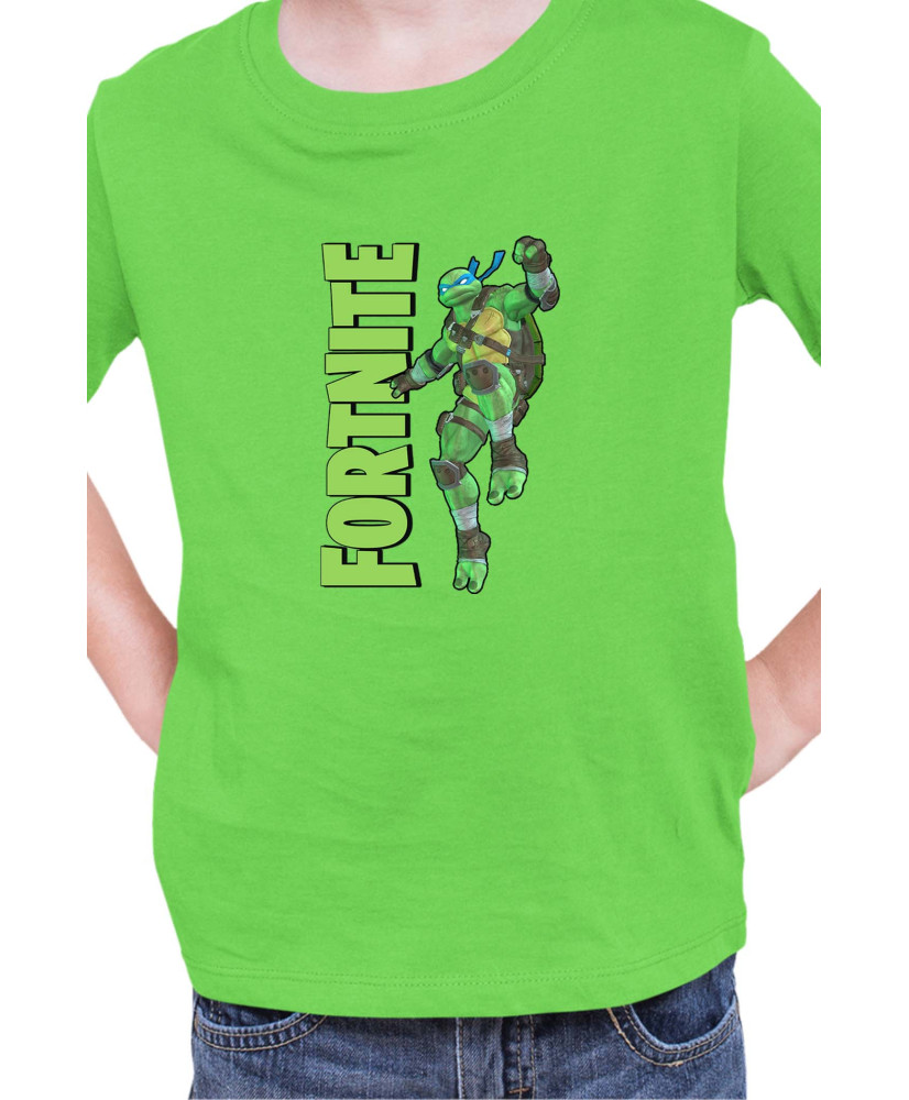 Детска Тениска Fortnite Battle Royal Epic Game Skin Tmnt Leonardo