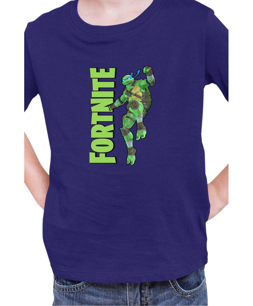Детска Тениска Fortnite Battle Royal Epic Game Skin Tmnt Leonardo