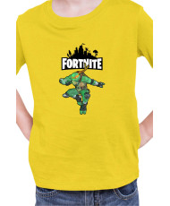 Детска Тениска Fortnite Battle Royal Epic Game Skin Tmnt Michelangelo