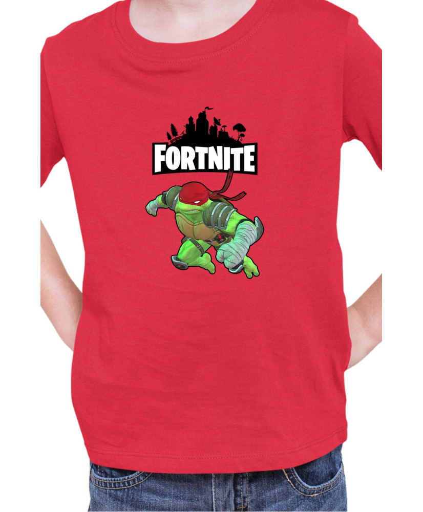 Детска Тениска Fortnite Battle Royal Epic Game Skin Tmnt Raphael