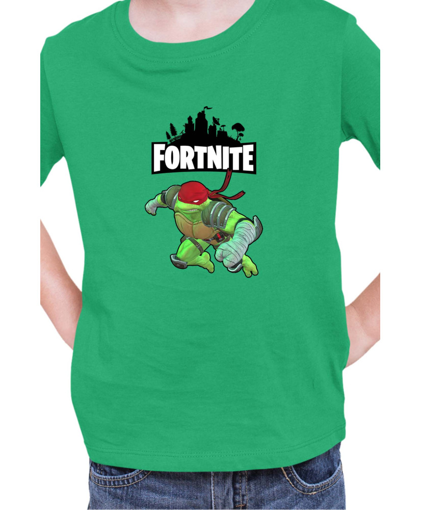 Детска Тениска Fortnite Battle Royal Epic Game Skin Tmnt Raphael Детска Тениска Fortnite Battle Royal Epic Game Skin Tmnt Raphael