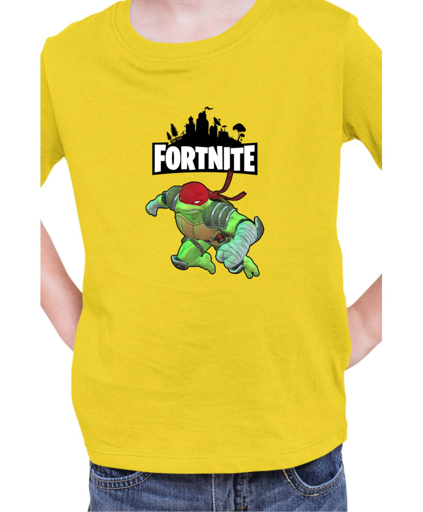Детска Тениска Fortnite Battle Royal Epic Game Skin Tmnt Raphael