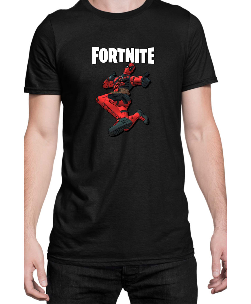 Мъжка Тениска Fortnite Battle Royal Epic Game Skin Deadpool